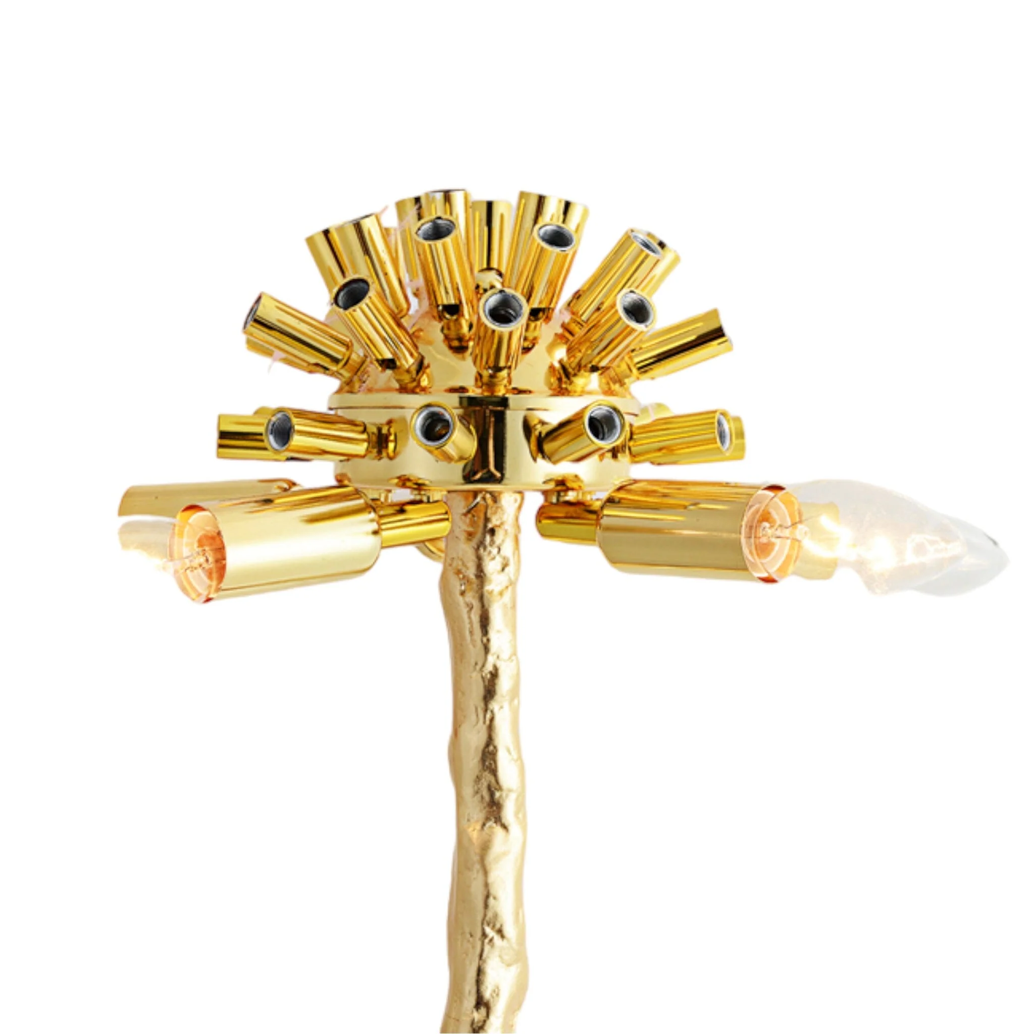 Amèlie Floor Lamp 170 cm – Feather Lamp with Copper Base - Imagem 7