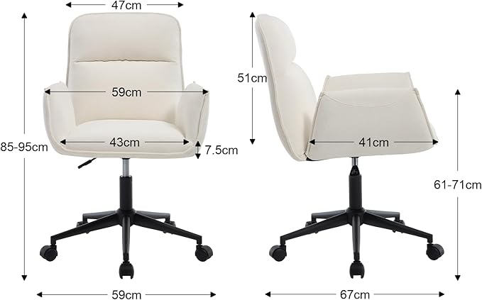 Östermalm Office Chair – White - Imagem 3
