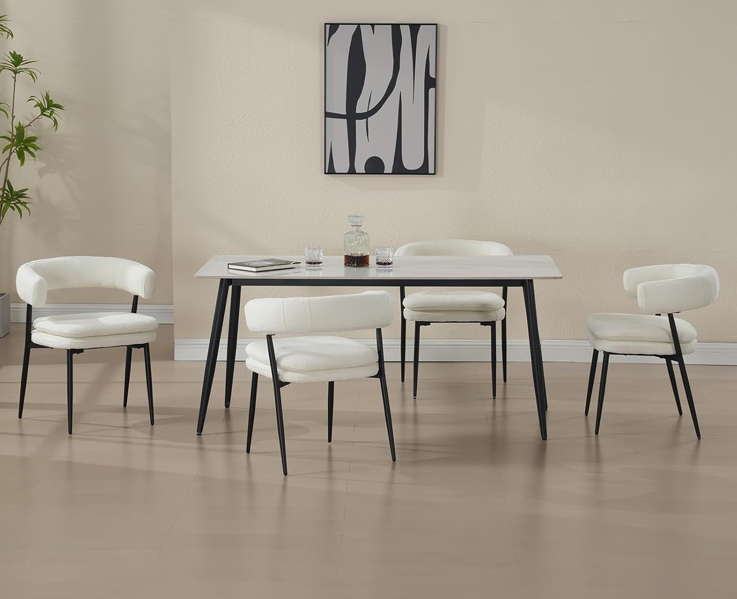 Djursholm White Dining Chair – 2 Pack - Imagem 2