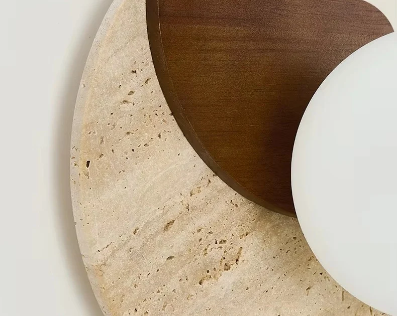 Kolvereid – Nordic Travertine Wall Light - Imagem 10