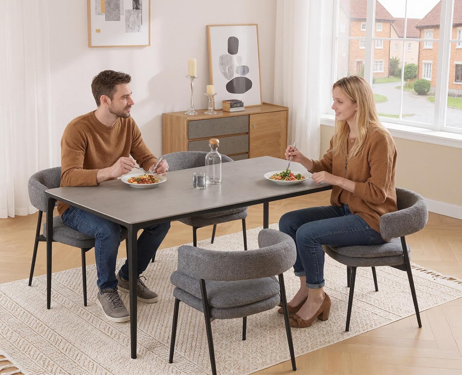Djursholm Grey Dining Chair – 2 Pack - Imagem 3