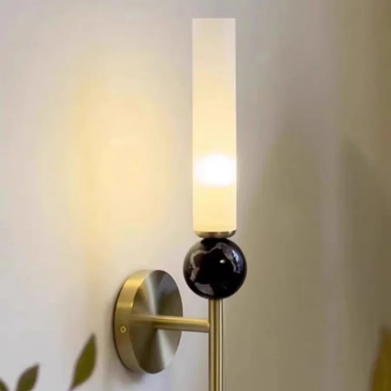 Sigtuna – Marble & Copper Luxury Wall Lamp - Image 6