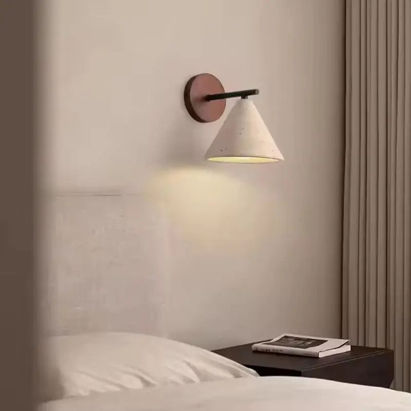 Leksvik – Vintage Travertine Wall Lamp - Imagem 3