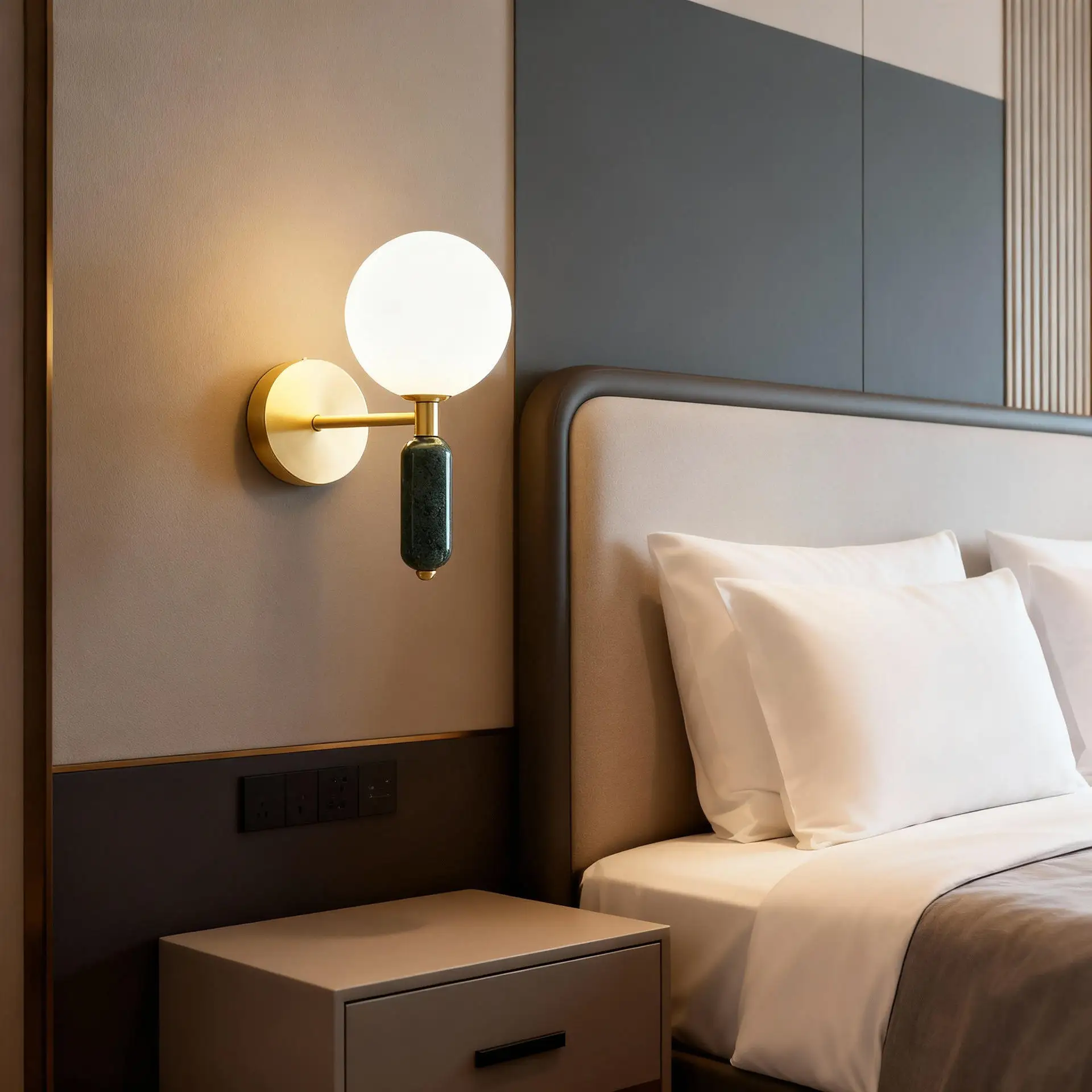 Haugesund – Marble Bedside Wall Lamp - Imagem 2