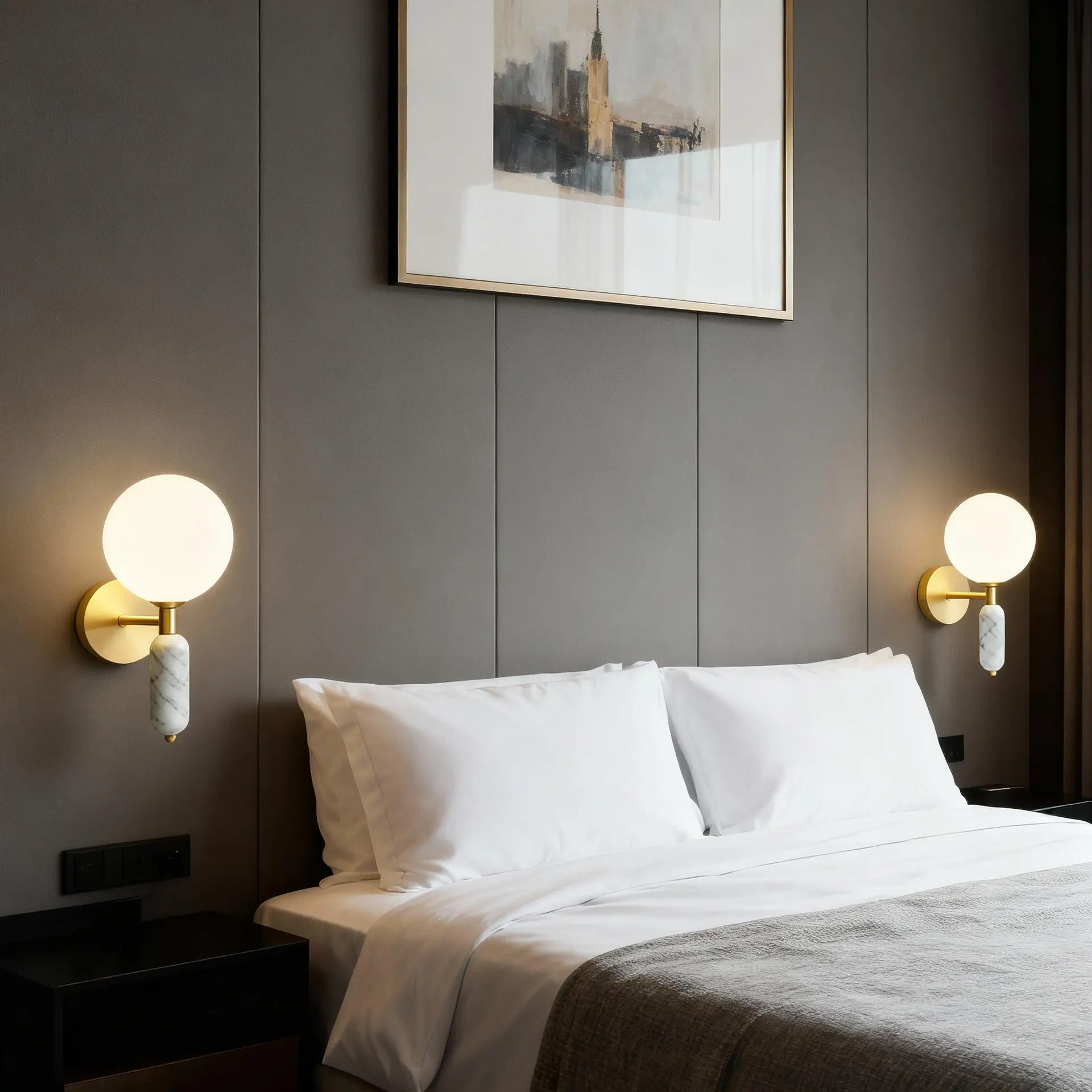 Haugesund – Marble Bedside Wall Lamp - Imagem 3