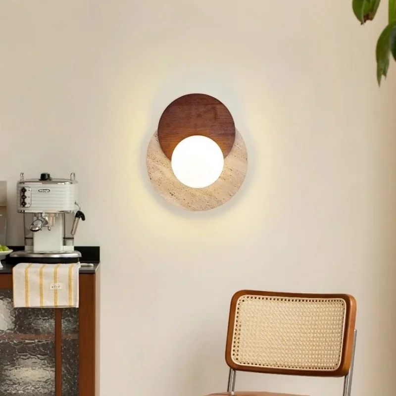 Kolvereid – Nordic Travertine Wall Light - Imagem 4