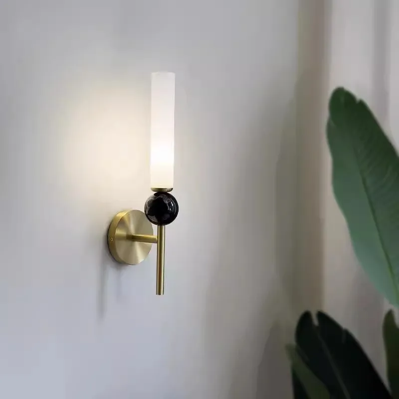 Sigtuna – Marble & Copper Luxury Wall Lamp - Image 3