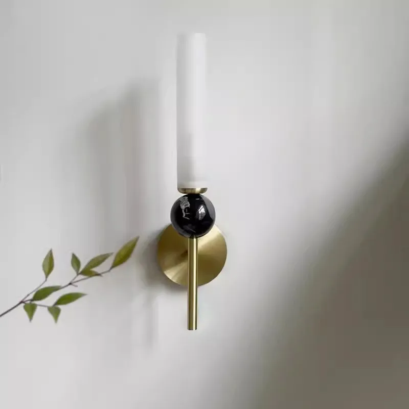 Sigtuna – Marble & Copper Luxury Wall Lamp - Image 4