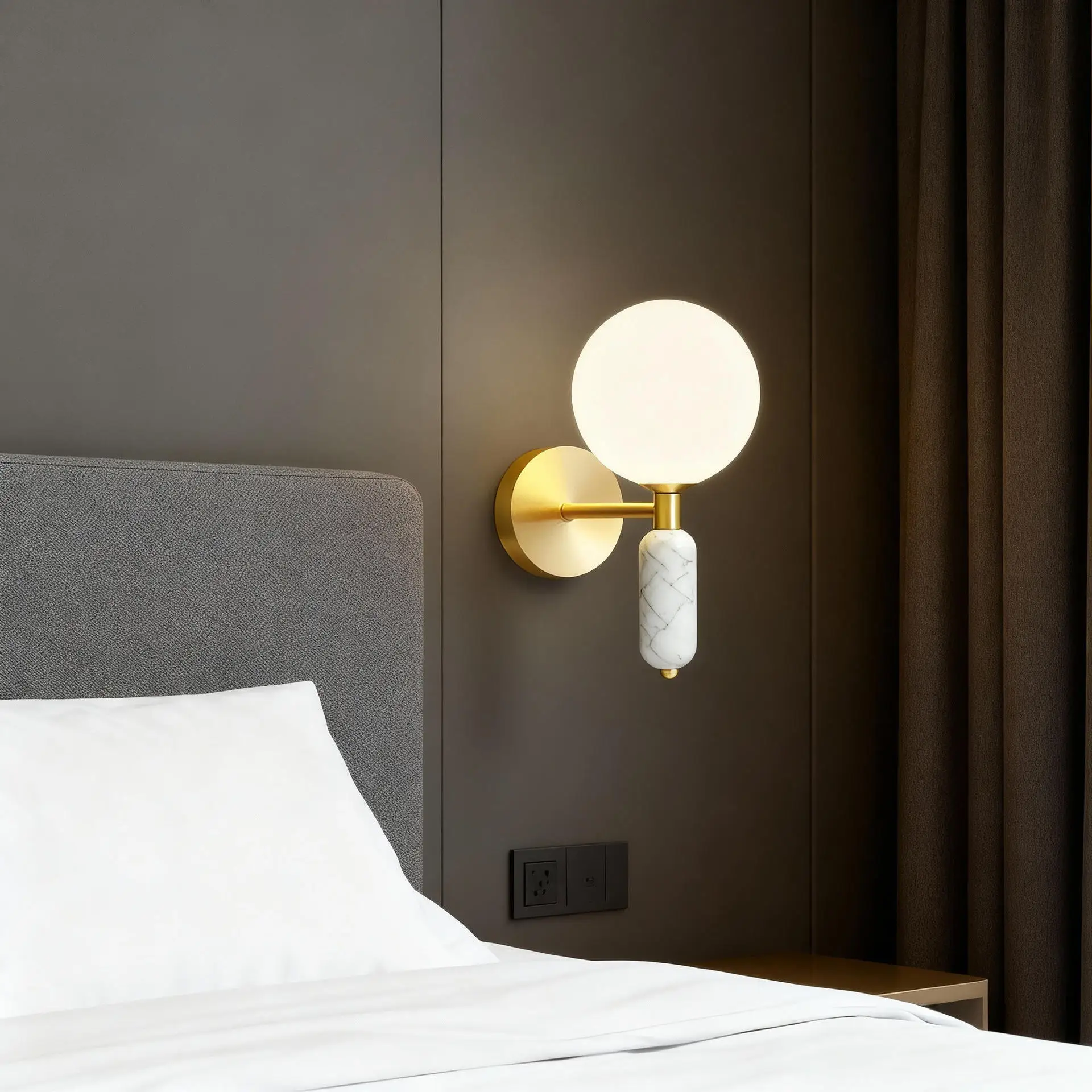 Haugesund – Marble Bedside Wall Lamp - Imagem 5