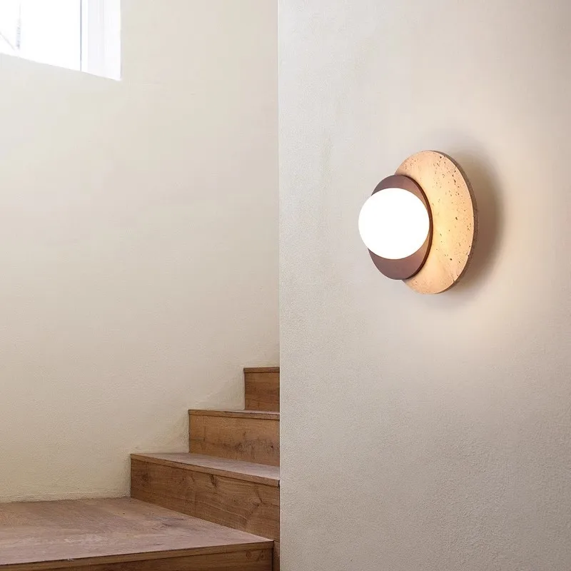 Kolvereid – Nordic Travertine Wall Light - Imagem 6